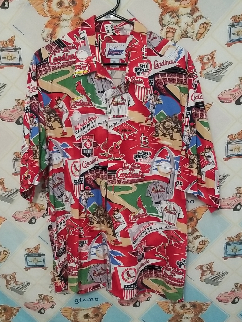 Reyn Spooner St. Louis Cardinals Hawaiian Aloha Shirt Sz XL MLB Baseball